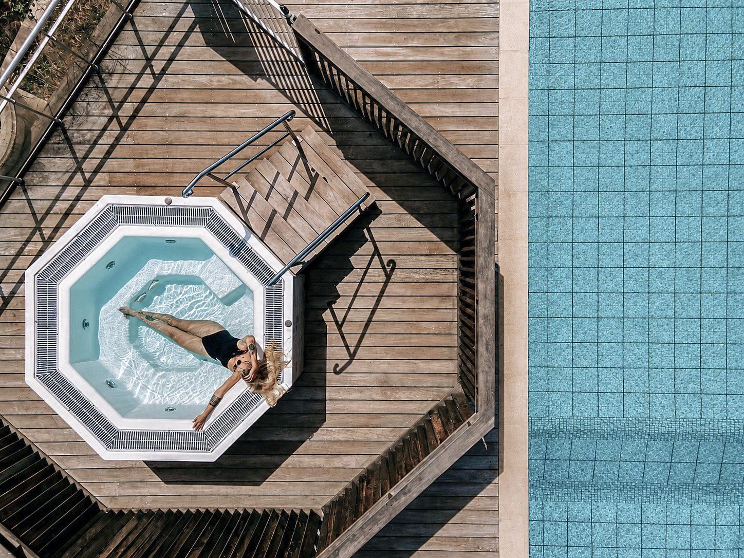Le jacuzzi de l’hôtel Costa Salina
