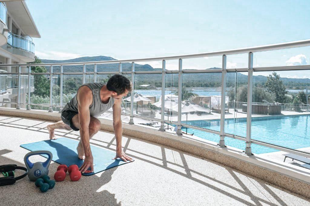 Espace musculation de l’hôtel